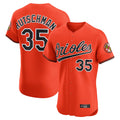 B.Orioles #35 Adley Rutschman Player Orange Limited Elite Home Game Edoa Stitched Jerseys