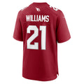 A.Cardinals #21 Garrett Williams Player Cardinal Limited Home Game Edoa Stitched Jerseys