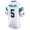 C.Panthers #5 Jaelan Phillips Player White Game Edoa Stitched Jerseys