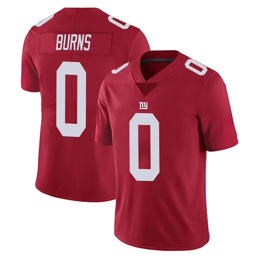 NY.Giants #0 Brian Burns Player Red Limited Vapor Untouchable Home Game Edoa Stitched Jerseys