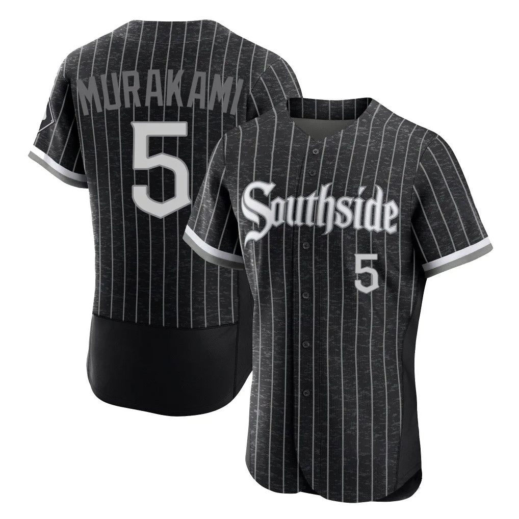 C.White Sox #5 Munetaka Murakami Player Black City Connect Limited Elite Home Edoa Stitched Jerseys