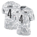 W.Commanders #4 Frankie Luvu Player Arctic Camo Limited Salute To Service Home Game Edoa Stitched Jerseys