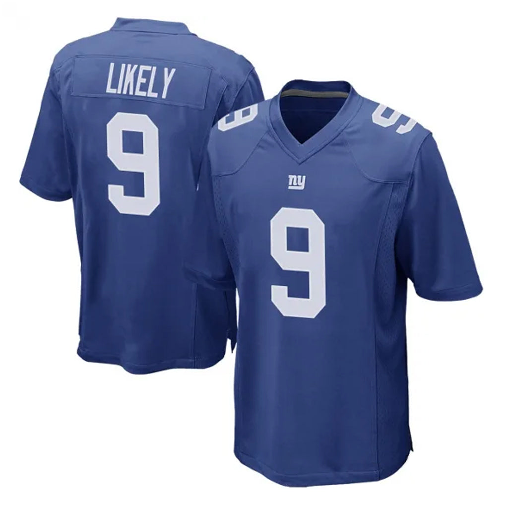 NY.Giants #9 Lsaiah Likely Player Royal Home Game Edoa Stitched Jerseys