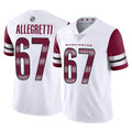 W.Commanders #67 Nick Allegretti Player White Limited Vapor Home Game Edoa Stitched Jerseys