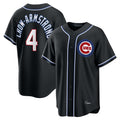 C.Cubs #4 Pete Crow-Armstrong Player Black Fashion Out Game Edoa Stitched Jerseys