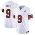 C.Browns #9 Grant Delpit Player White Limited Vapor F.U.S.E. Alternate Game Edoa Stitched Jerseys
