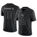 A.Cardinals #18 Marvin Harrison Jr. Player Black RFLCTV Limited Edoa Stitched Jerseys