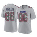 B.Bills #86 Dalton Kincaid Player Gray Fashion Home Game Edoa Stitched Jerseys