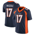 D.Broncos #17 Jaylen Waddle Player Navy Vapor Untouchable Limited Game Edoa Stitched Jerseys