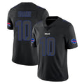 B.Bills #10 Khalil Shakir Player Black Impact Limited Game Edoa Stitched Jerseys