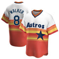 H.Astros #8 Christian Walker Player Rainbow Cooperstown Collection T-shirt Edoa Stitched Jerseys