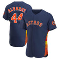 H.Astros #44 Yordan Alvarez Player Navy Limited Elite Home Edoa Stitched Jerseys
