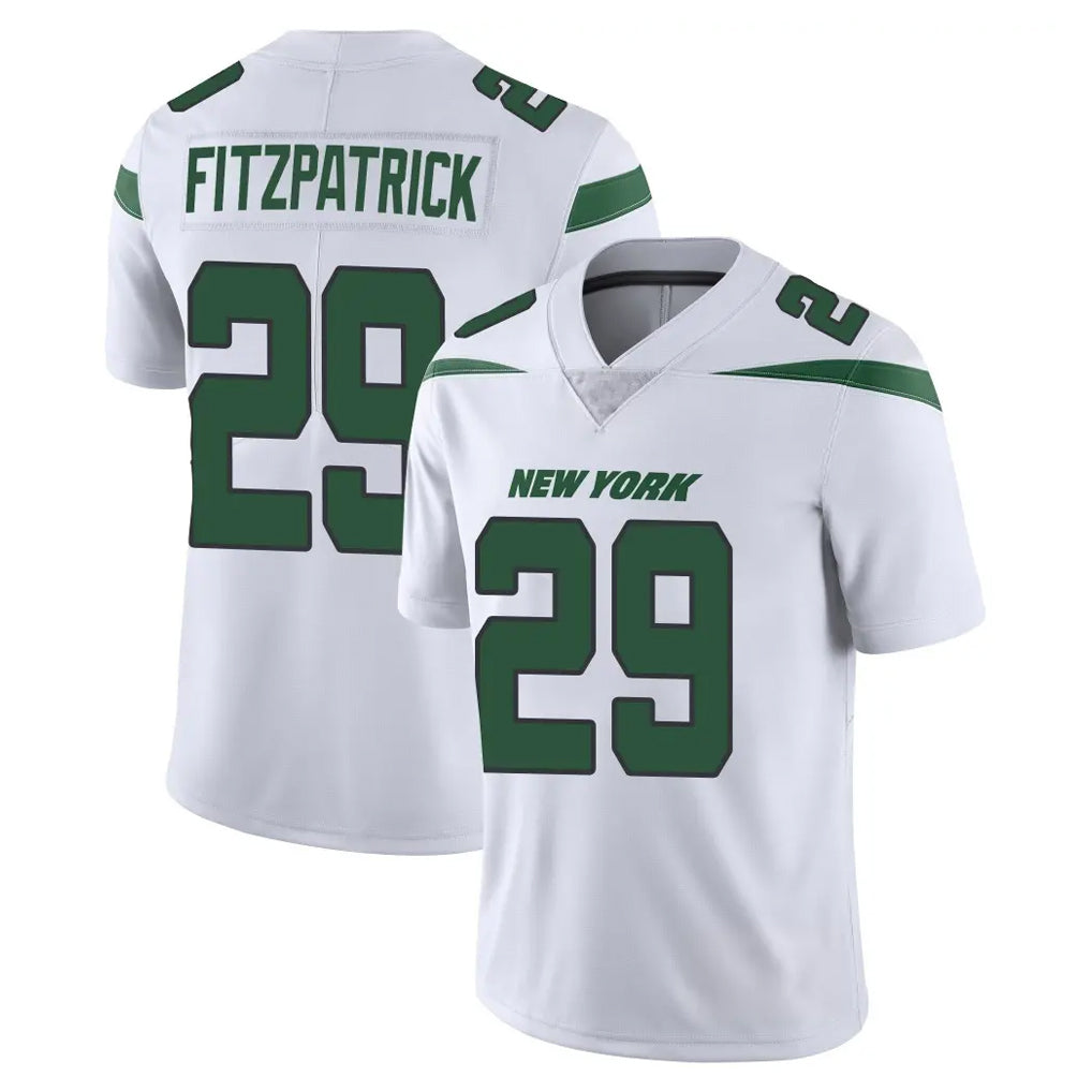 NY.Jets #29 Minkah Fitzpatrick Player White Spotlight Limited Vapor Home Game Edoa Stitched Jerseys