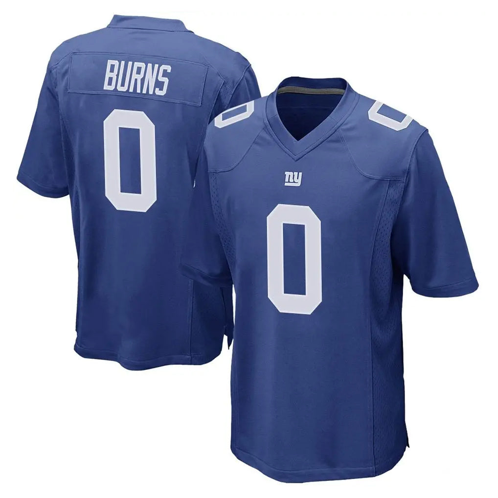 NY.Giants #0 Brian Burns Player Royal Home Game Edoa Stitched Jerseys