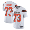 C.Browns #73 Joe Thomas Player White Vapor Limited Home Game Edoa Stitched Jerseys