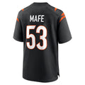 C.Bengals #53 Boye Mafe Player Black Home Game Edoa Stitched Jerseys
