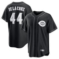 C.Reds #44 Elly De La Cruz Player Black Home Game Edoa Stitched Jerseys