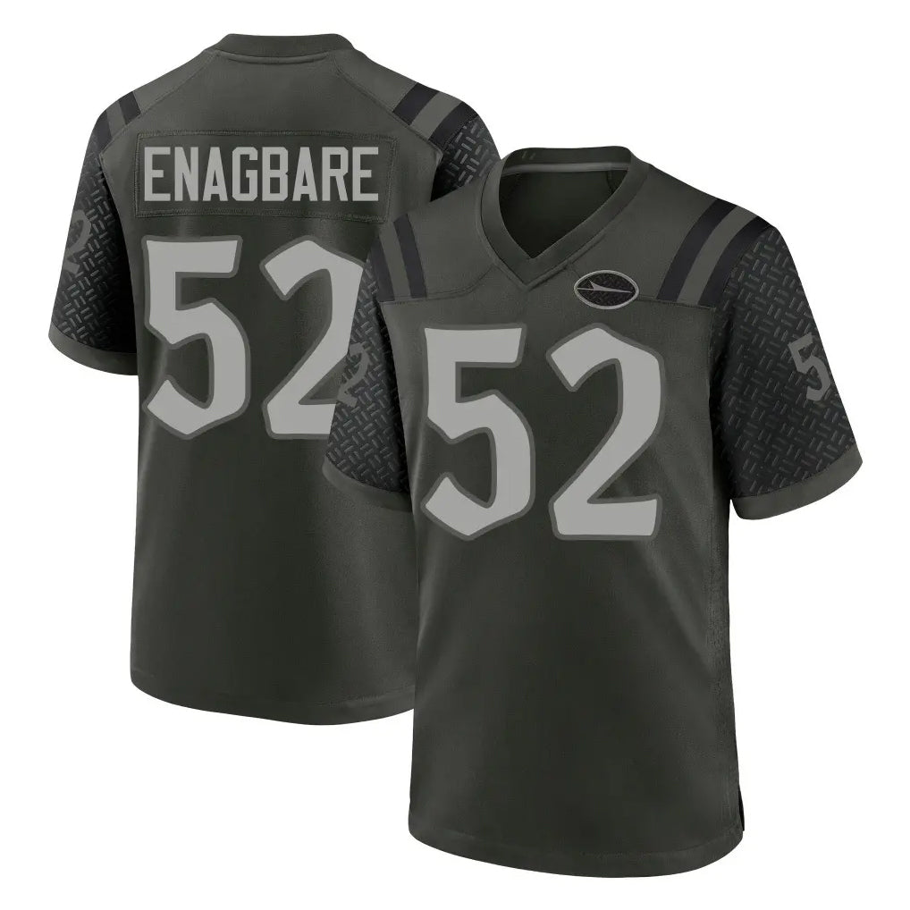 NY.Jets #52 Kingsley Enagbare Player Green 2025 Rivalries Collection Home Game Edoa Stitched Jerseys