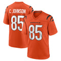 C.Bengals #85 Chad Johnson Player Orange Home Game Edoa Stitched Jerseys