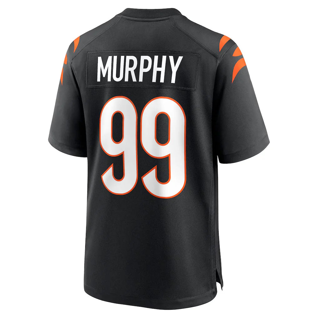 C.Bengals #99 Myles Murphy Player Black Home Game Edoa Stitched Jerseys