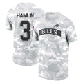 B.Bills #3 Damar Hamlin Player Arctic Camo Salute to Service T-Shirt Hoodies Edoa Stitched Jerseys