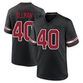 A.Cardinals #40 Pat Tillman Player Black Game Edoa Stitched Jerseys