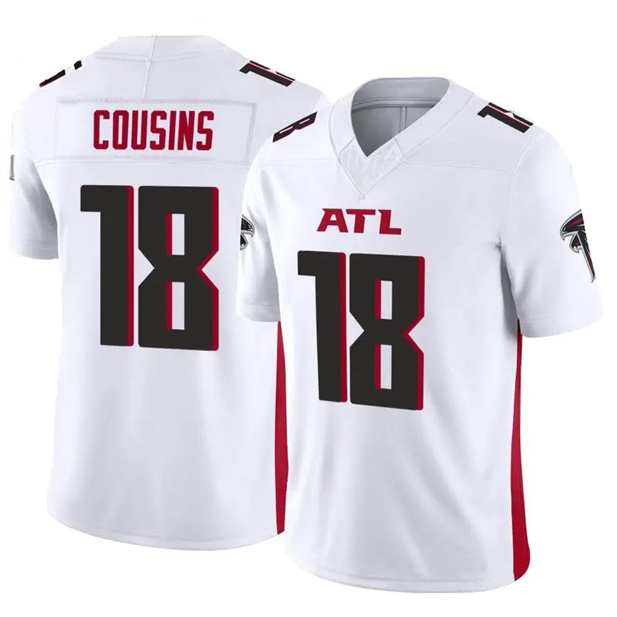 A.Falcons #18 Kirk Cousins Player Vapor F.U.S.E. Limited Whtie Edoa Stitched Jerseys