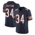 C.Bears #34 Walter Payton Player Navy Vapor Untouchable Limited Home Game Edoa Stitched Jerseys