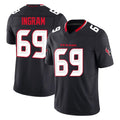H.Texans #69 Ed Ingram Player Navy Limited Alternate Vapor F.U.S.E. Home Game Edoa Stitched Jerseys