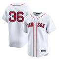 B.Red Sox #36 Triston Casas Player White Limited Home Game Edoa Stitched Jerseys