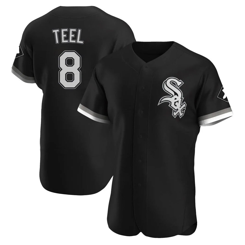 C.White Sox #8 Kyle Teel Player Black Limited Elite Home Edoa Stitched Jerseys
