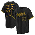 Athletics #20 Zack Gelof Player Black Snake Skin City Home Game Edoa Stitched Jerseys