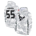 H.Texans #55 Danielle Hunter Player Arctic Camo Salute to Service Hoodies Limited Game Edoa Stitched Jerseys