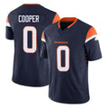 D.Broncos #0 Jonathon Cooper Player Navy Limited Vapor F.U.S.E. Home Game Edoa Stitched Jerseys