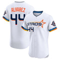 H.Astros #44 Yordan Alvarez Player White City Connect Limited Elite Home Edoa Stitched Jerseys