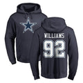 D.Cowboys #92 Quinnen Williams Player Navy Pullover Hoodies Limited Edoa Stitched Jerseys