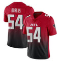 A.Falcons #54 Brandon Dorlus Player Red Vapor Untouchable Limited Home Game Edoa Stitched Jerseys
