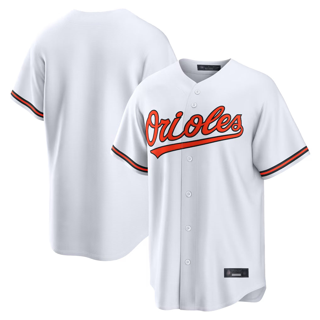 B.Orioles ## Orioles Blank Player White Home Game Edoa Stitched Jerseys