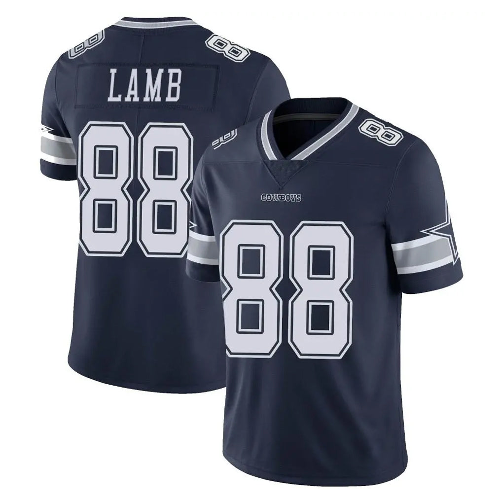 D.Cowboys #88 CeeDee Lamb Player Navy Vapor Untouchable Limited Home Game Edoa Stitched Jerseys