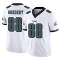 P.Eagles #88 Dallas Goedert Player White Limited Vapor F.U.S.E. Home Game Edoa Stitched Jerseys