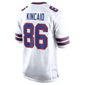 B.Bills #86 Dalton Kincaid Player White Home Game Edoa Stitched Jerseys