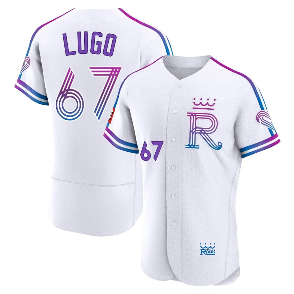 KC.Royals #67 Seth Lugo Player White 2026 City Connect Limited Elite Home Edoa Stitched Jerseys