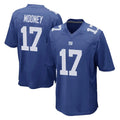 NY.Giants #17 Darnell Mooney Player Royal Home Game Edoa Stitched Jerseys