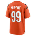 C.Bengals #99 Myles Murphy Player Orange Home Game Edoa Stitched Jerseys