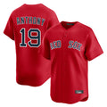 B.Red Sox #19 Roman Anthony Player Red Limited Home Game Edoa Stitched Jerseys