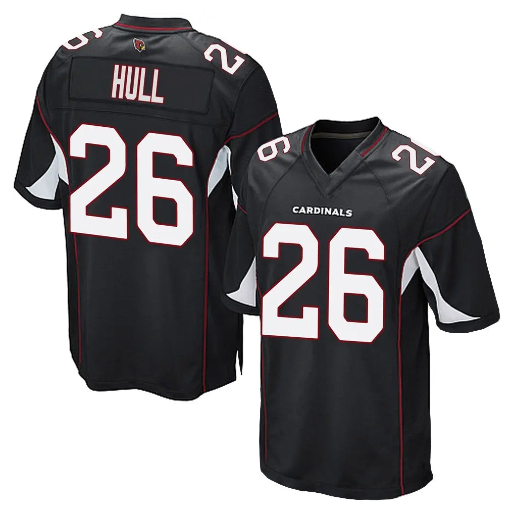 A.Cardinals #26 Evan Hull Player Black Home Game Edoa Stitched Jerseys