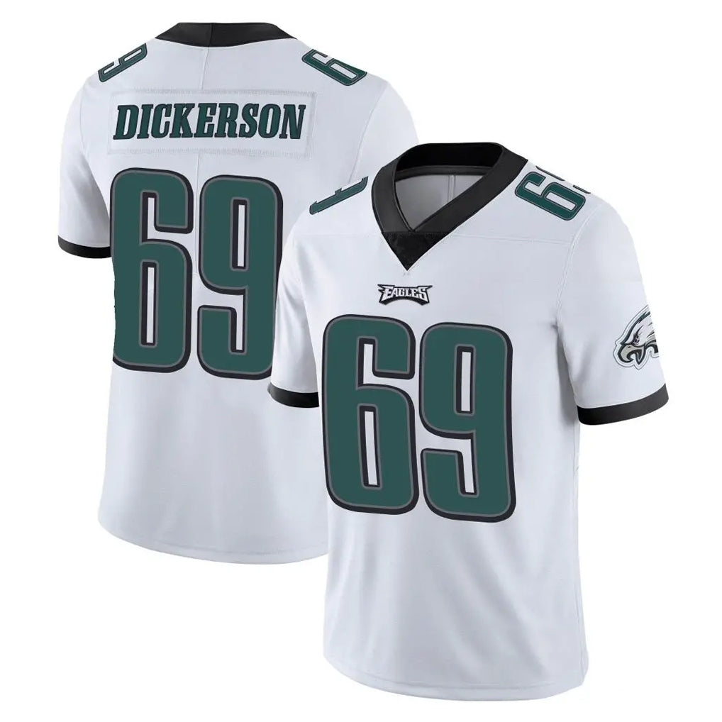P.Eagles #69 Landon Dickerson Player White Limited Vapor Untouchable Home Game Edoa Stitched Jerseys