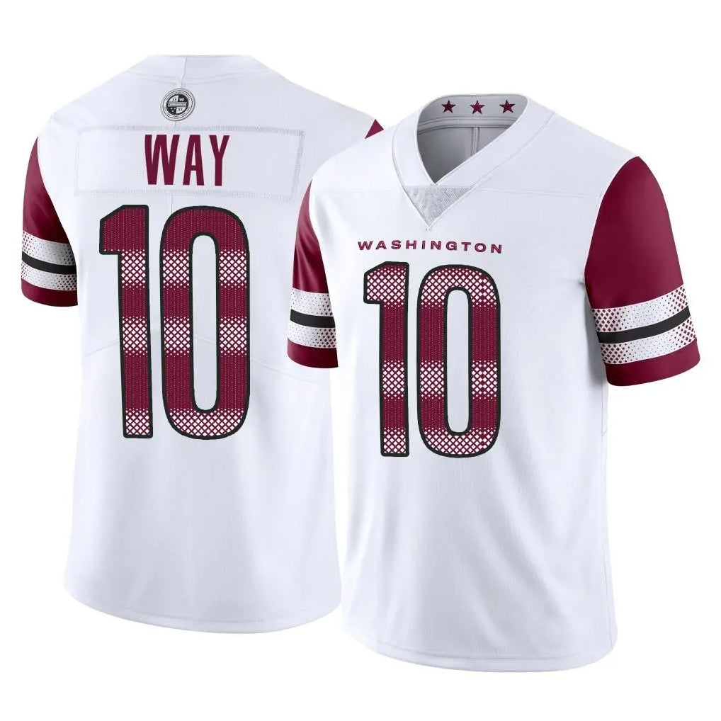 W.Commanders #10 Tress Way Player White Limited Vapor Home Game Edoa Stitched Jerseys
