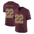 W.Commanders #22 Jacory Croskey-Merritt Player Burgundy Alternate Vapor Untouchable Home Game Edoa Stitched Jerseys