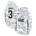 C.Browns #3 Jerry Jeudy Player Arctic Camo Salute to Service Hoodies Limited Game Edoa Stitched Jerseys